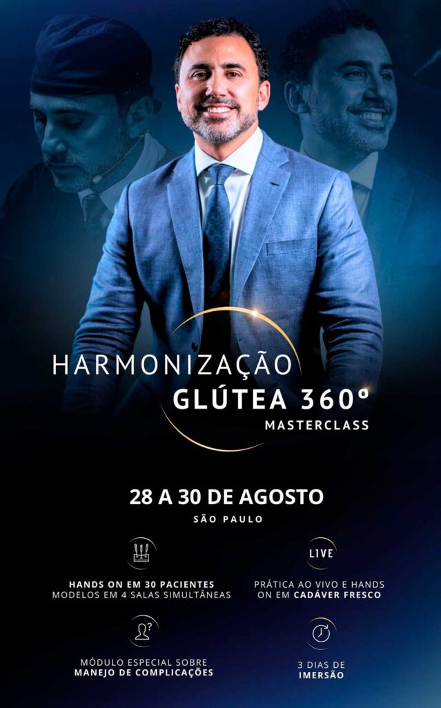 Curso Dr Roberto Chacur agosto harmonização glútea 2026